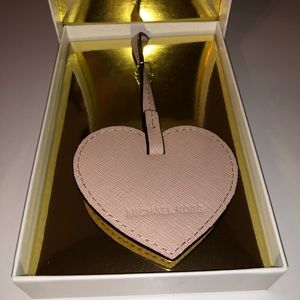Michael Kors Ballet Leather Heart Purse Charm